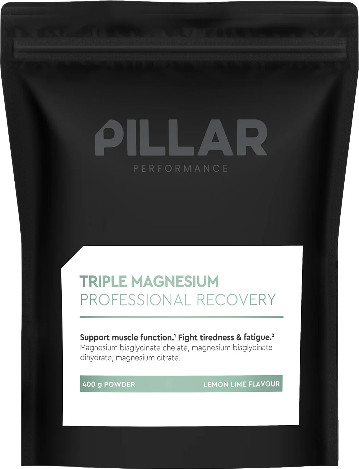 Triple Magnesio en Polvo Limón Lima Bolsa de 400g