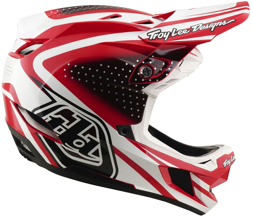 D4 Polycrylite MIPS - Casque full-face The Line Fire/White