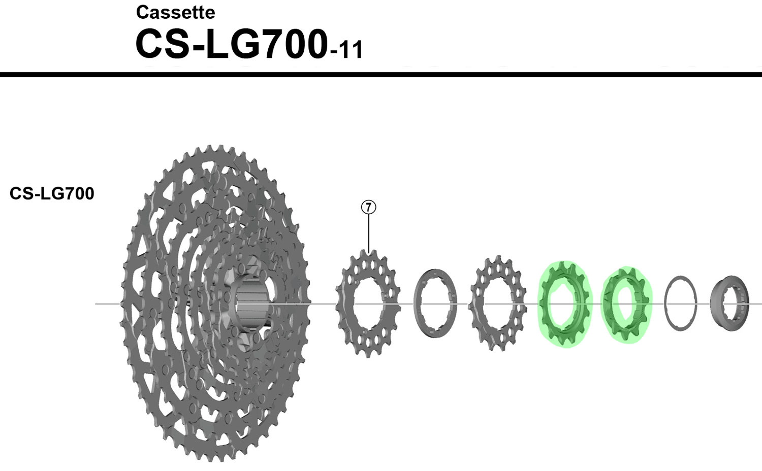 Pignone per CS-LG700
