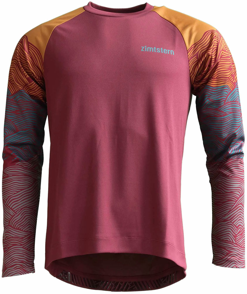 Braapz - MTB Long Sleeve Jersey Windsor Wine/Windsor Wine