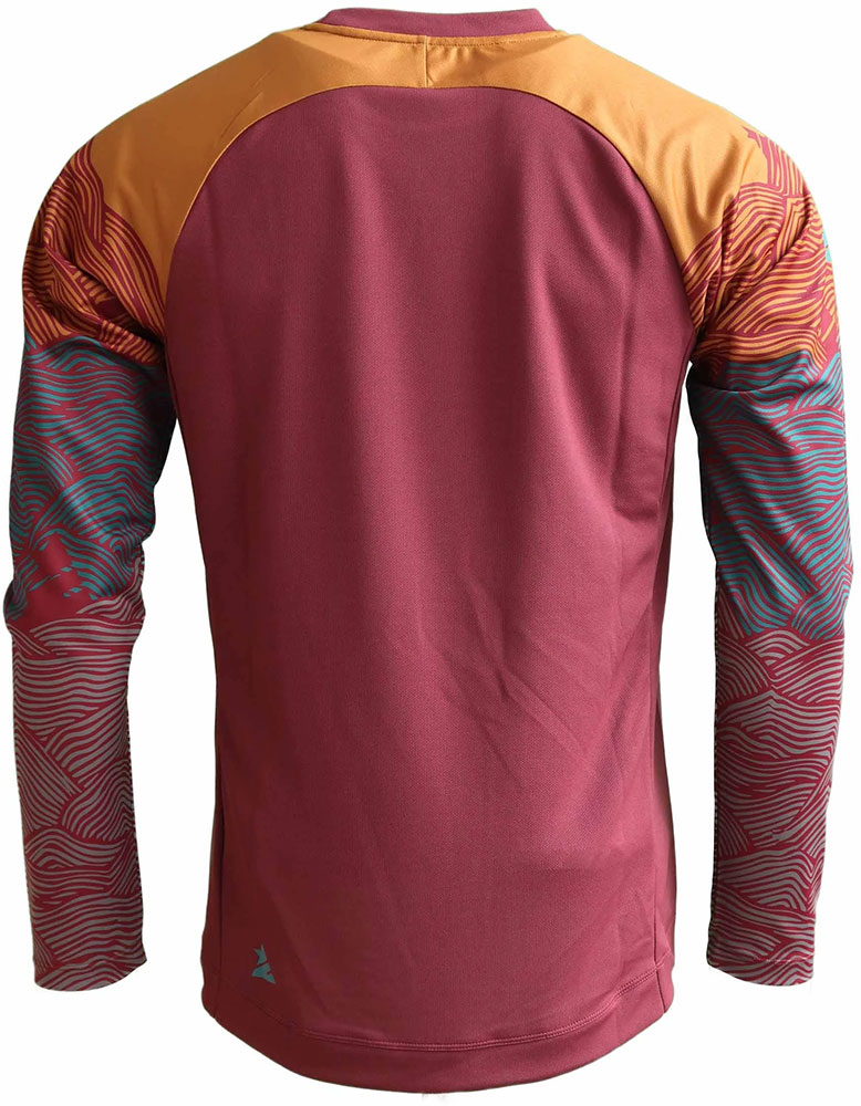 Braapz - MTB Long Sleeve Jersey Windsor Wine/Windsor Wine