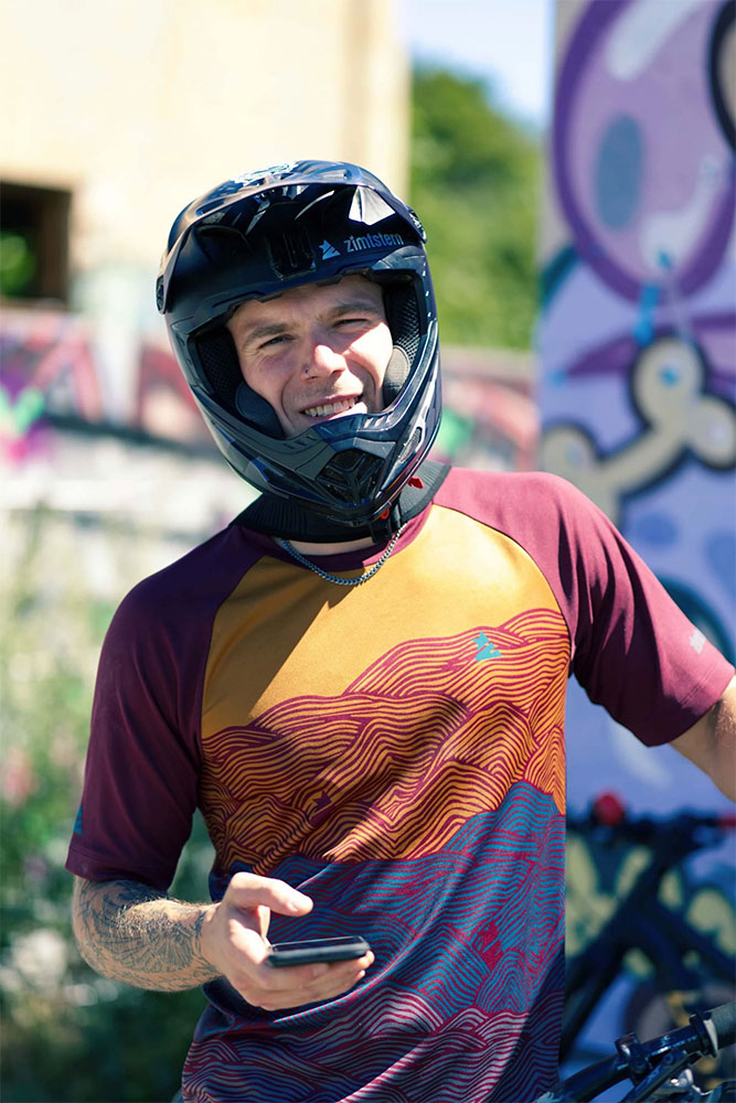 Braapz - Maillot MTB Windsor Wine/Windsor Wine