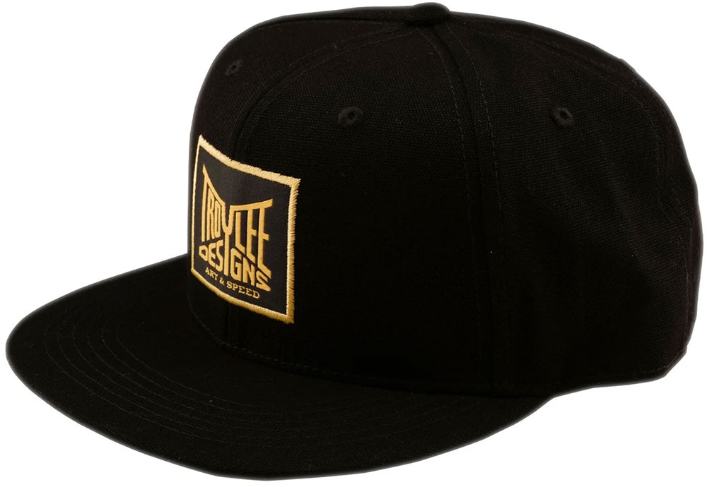 Flat Bill Snapback - Kappe Handlebar Black