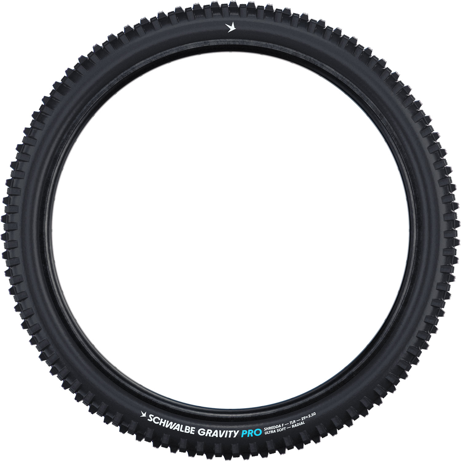 Shredda Front Gravity Pro Radial 29x2.50" TLR Ultra Soft E-50 folding tyre
