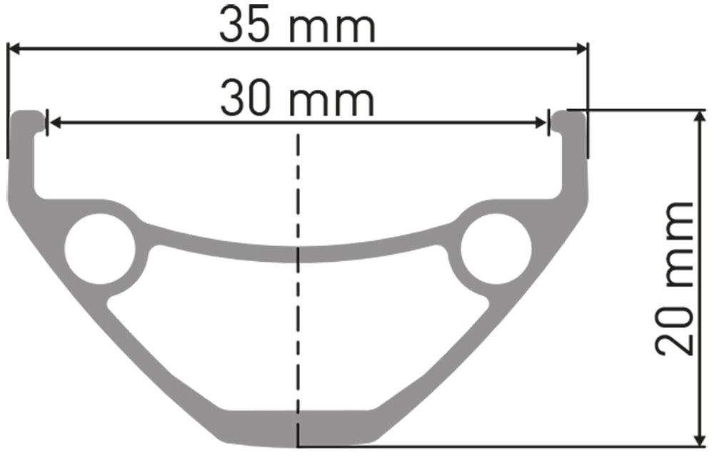 D 1900 Classic 30 26" ruota anteriore