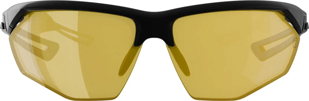 Nylos HR black matt/yellow - Gafas deportivas
