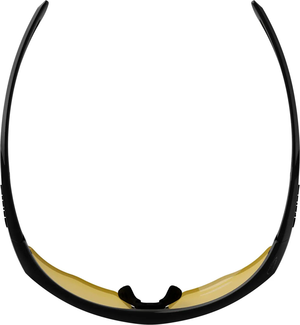 Nylos HR black matt/yellow - Gafas deportivas