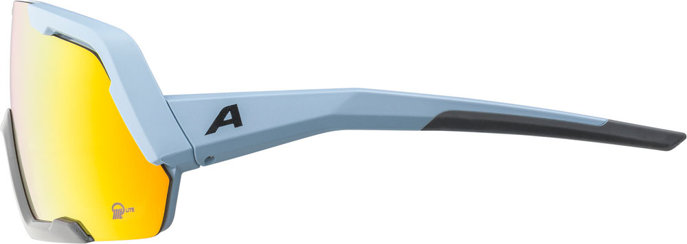 Rocket Q-Lite - Gafas deportivas Smoke-Azul mate 