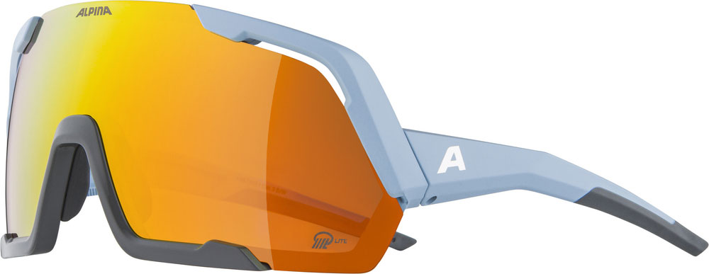 Rocket Q-Lite - Gafas deportivas Smoke-Azul mate 