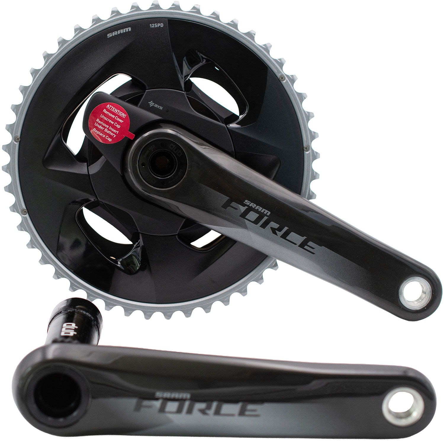 Force D1 Powermeter DUB 2x12-fach 50/37T Kurbel 175mm TOP-DEAL