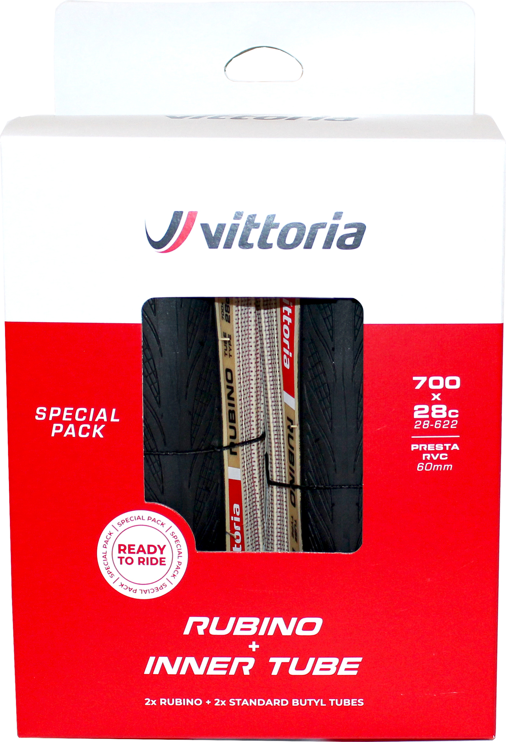 Juego de cubiertas plegables Rubino V Graphene 2.0 incl. cámaras de 60mm
