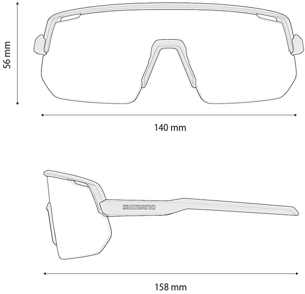Technium L Trail matte black - Gafas deportivas