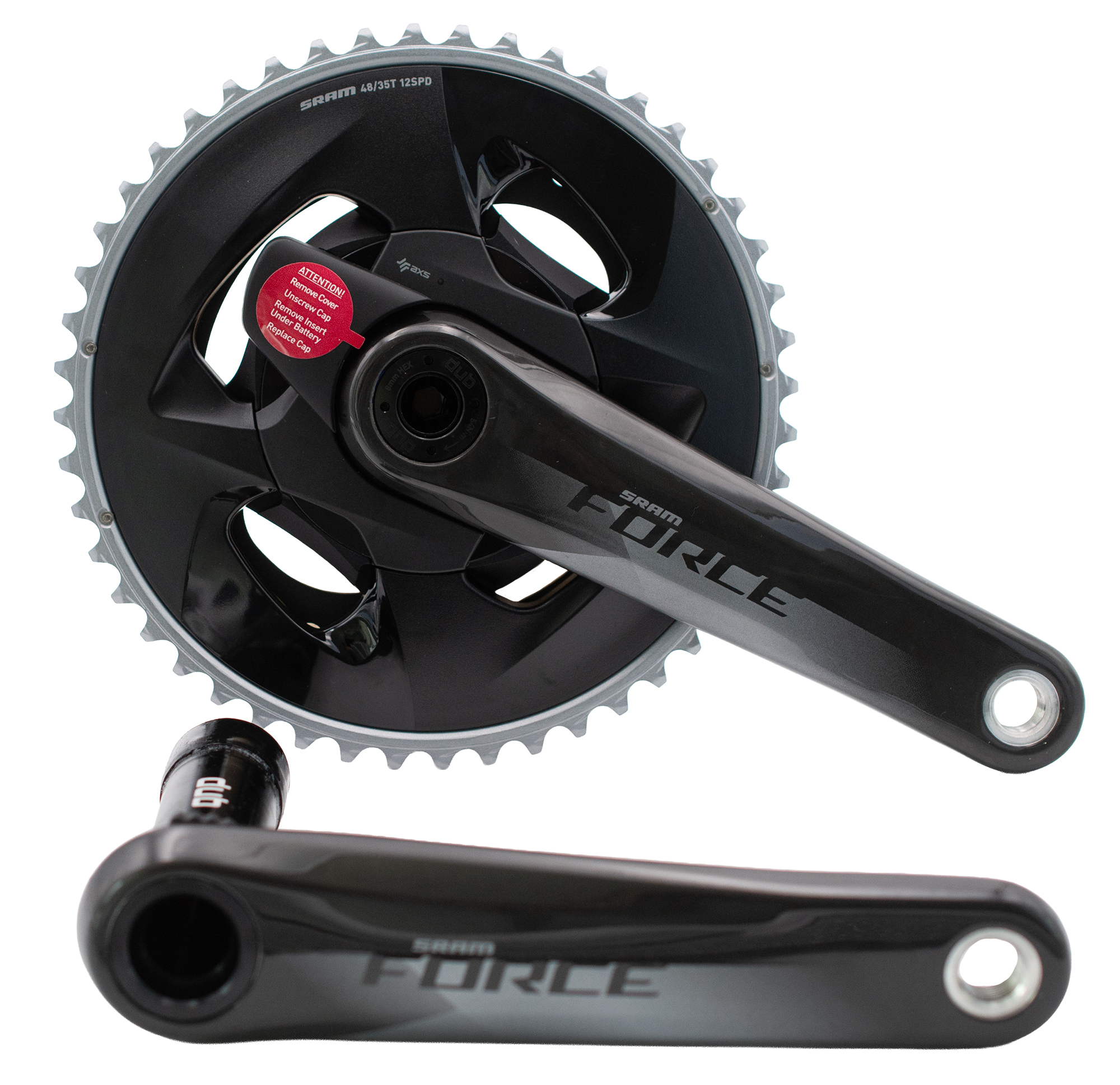 Force D1 Powermeter DUB 2x12-speed 48/35T crank 175mm TOP-DEAL