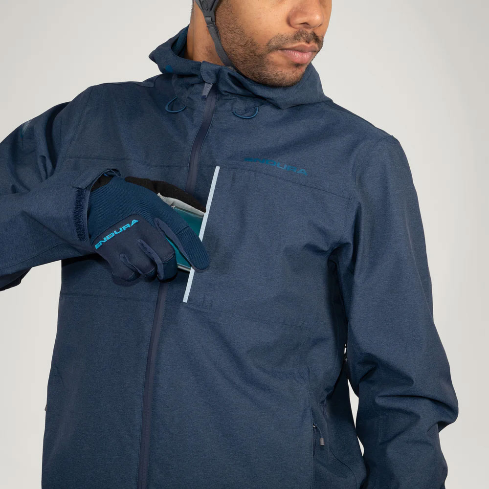 Hummvee - Veste de pluie bleu encre