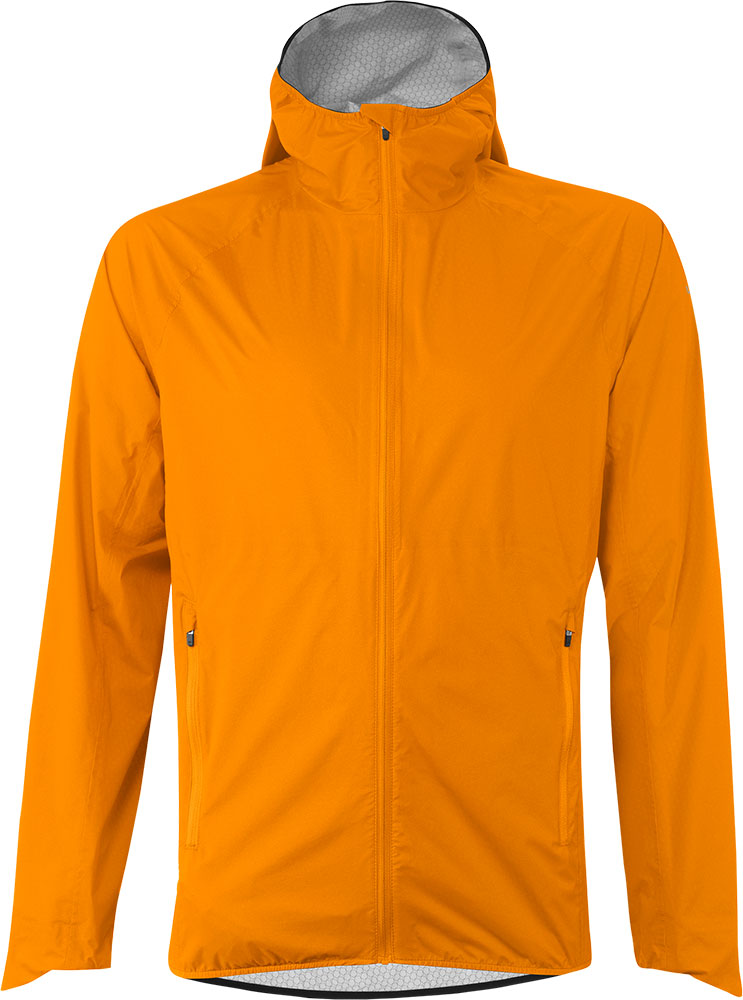 Hooded WPM Pocket - Regenjacke Gelb Orange