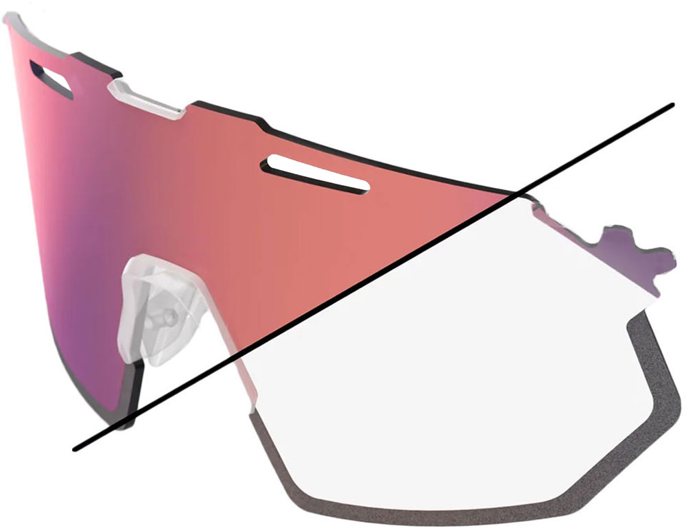 Hypercraft SQ Polycarbonate (Rose Gold Mirror) - Lente fotocromática de recambio