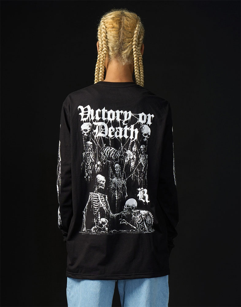 トップス OLD PARK RIDERS SHIRTS Msize Loose Riders Victory Or Death - Long Sleeve Jersey MTB Jersey Long