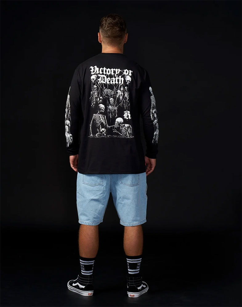 Victory Or Death - Maillot de manga larga