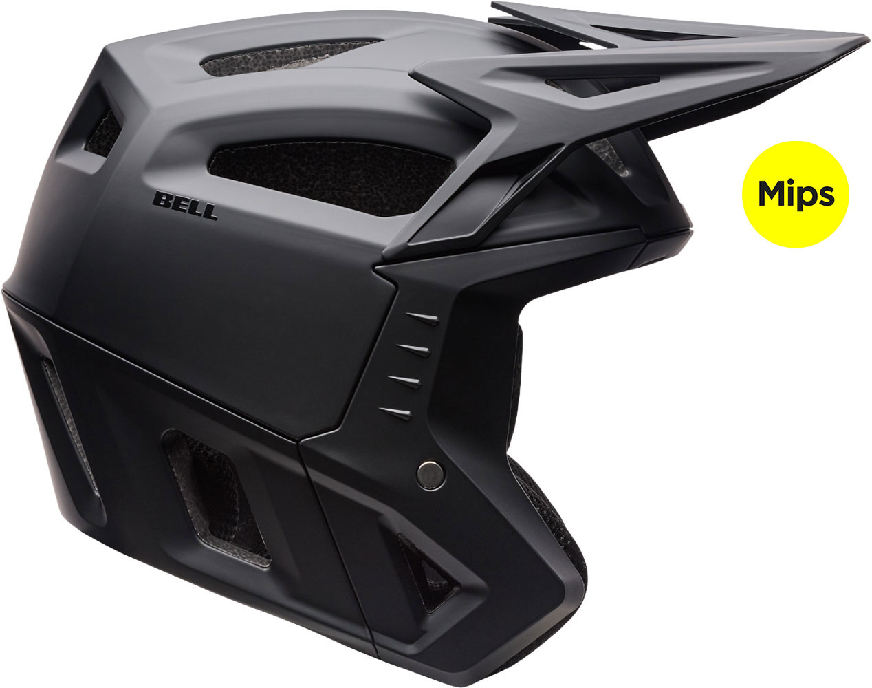 3QTR-Air Mips - MTB Helm Solid Matte Black