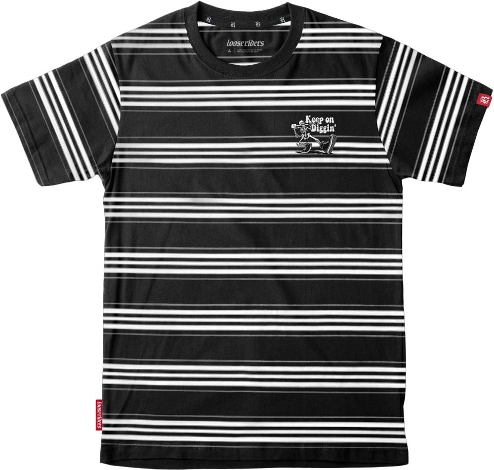 Keep On Diggin Striped - Maglietta tecnica