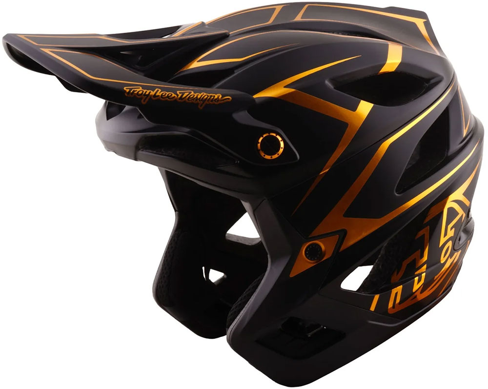 Stage Stunt MIPS - Fullface Helm Pinstripe / Black