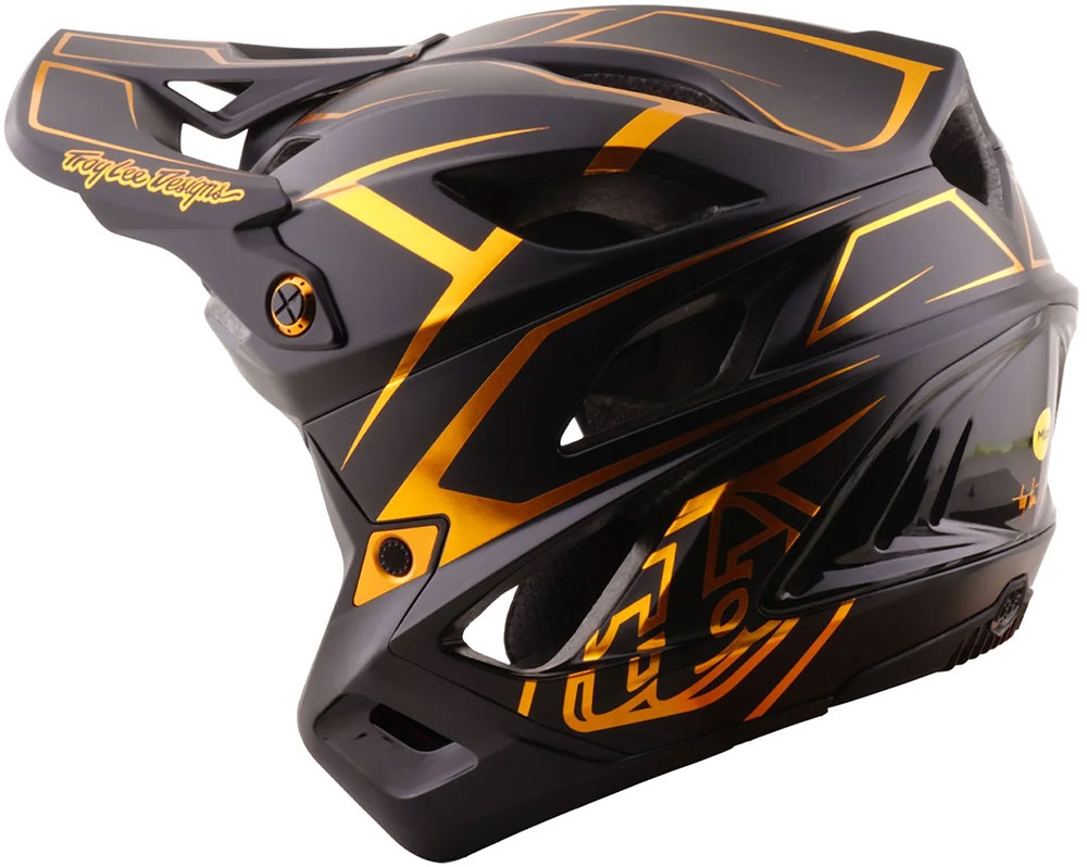 Stage Stunt MIPS - Fullface Helm Pinstripe / Black
