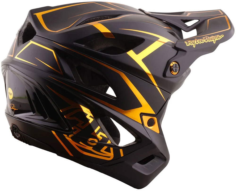 Stage Stunt MIPS - Fullface Helm Pinstripe / Black