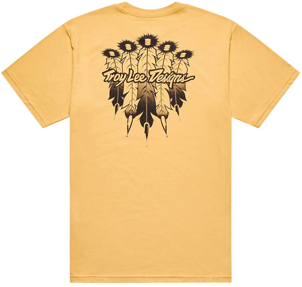 Feather Short Sleeve - T-Shirt Bleached Melon