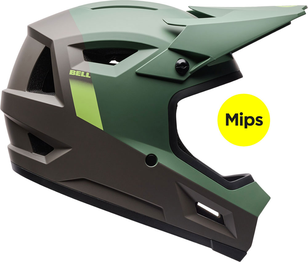 Sanction 2 DLX - Casque fullface Blip Vintage Olive
