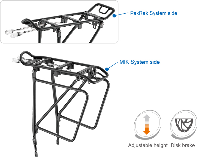 IB-RA22 MIK Touring PakRak Carrier - Gepäckträger