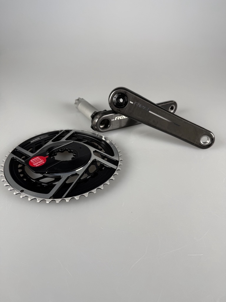 PRODOTTO DI SECONDA MANO / Red AXS DUB Powermeter, guarnitura in carbonio 2x12 velocità, 48/35