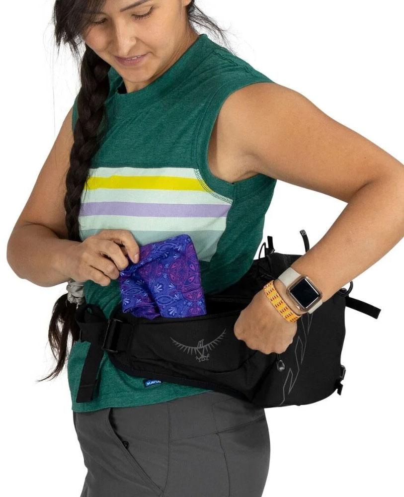 Tempest 6 - Damen Multisport-Gürteltasche black coal grey
