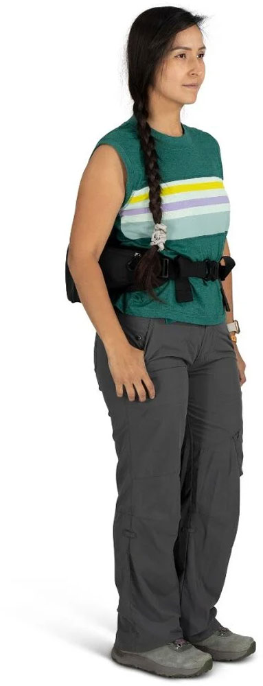Tempest 6 - Damen Multisport-Gürteltasche black coal grey