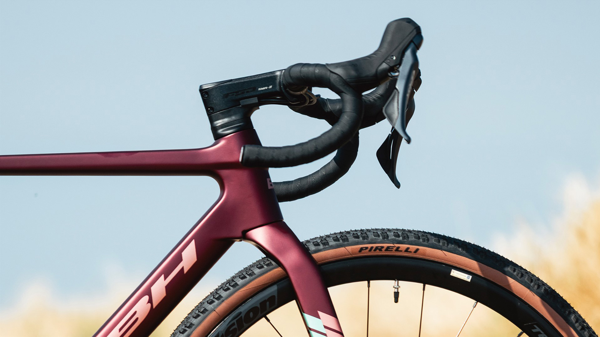 Gravelx Carbon Evo 2.5 R 28" Dark Red, Oxyde Green, Sea