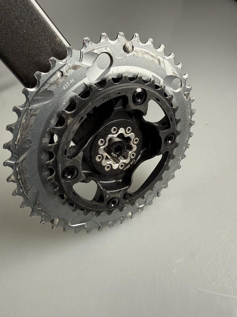 PRODUIT DE SECOND CHOIX / Force AXS DUB Wide Powermeter, pédalier 2x12 vitesses, 43/30 dents