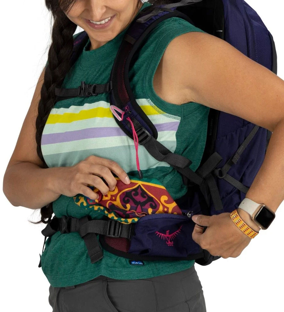 Tempest 11 - Wanderrucksack deep fig hotspot pink