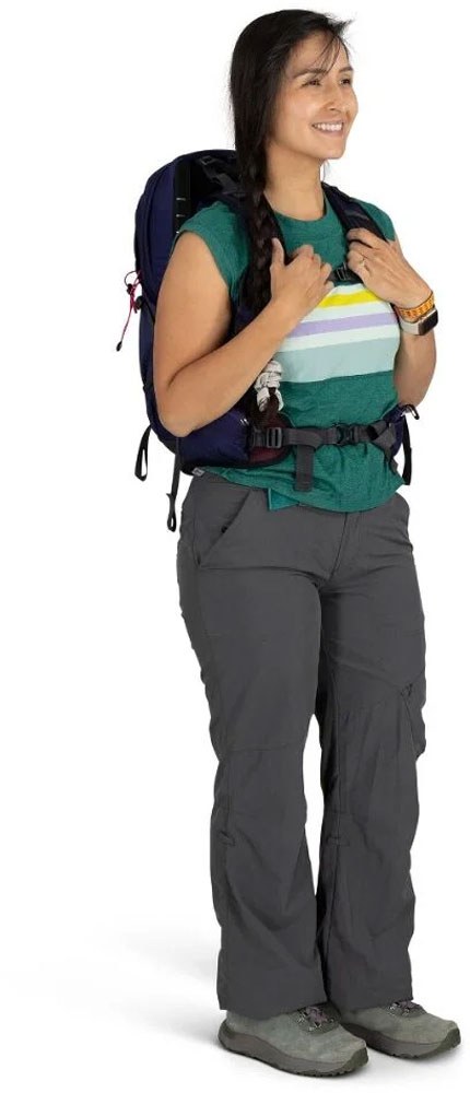Tempest 11 - Wanderrucksack deep fig hotspot pink