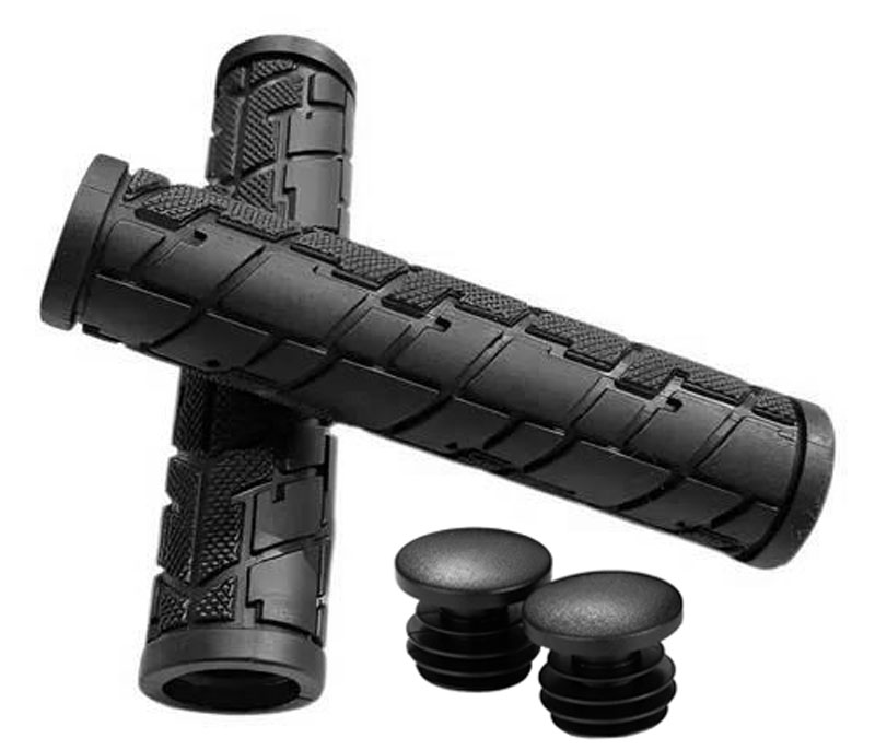 Mangos de goma GS-4 ATB Basic, con tapones de extremo incluidos
