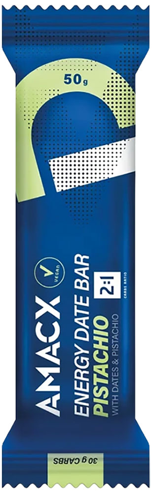 Barrita energética de dátiles y pistacho, 50 g