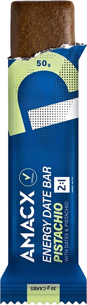 Barrita energética de dátiles y pistacho, 50 g