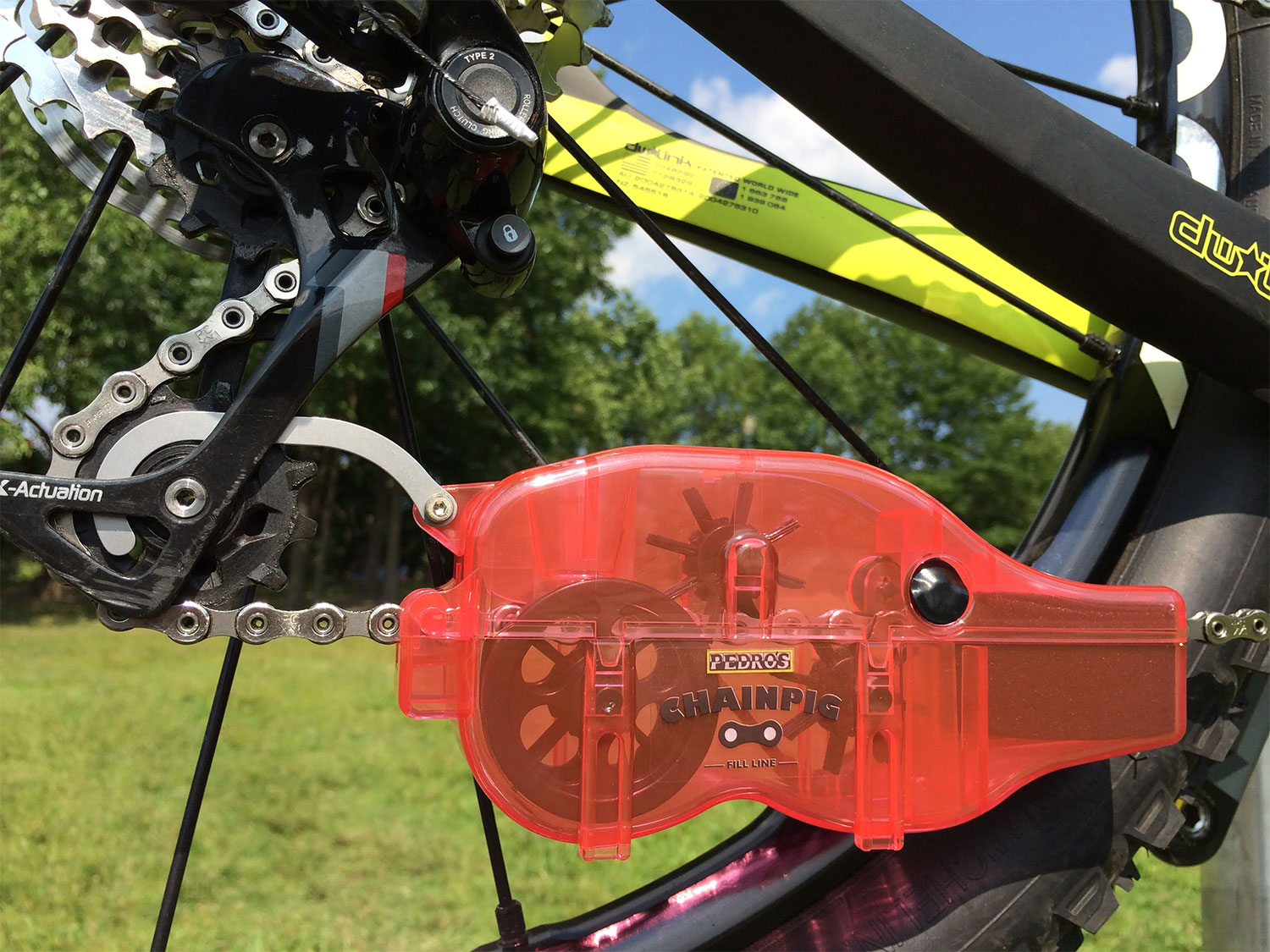 Chain Pig Machine II – Chain cleaning device