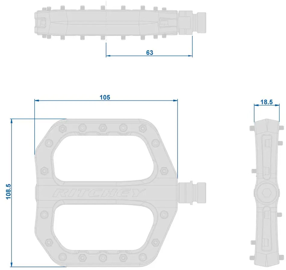 Comp Bigfoot platform pedals