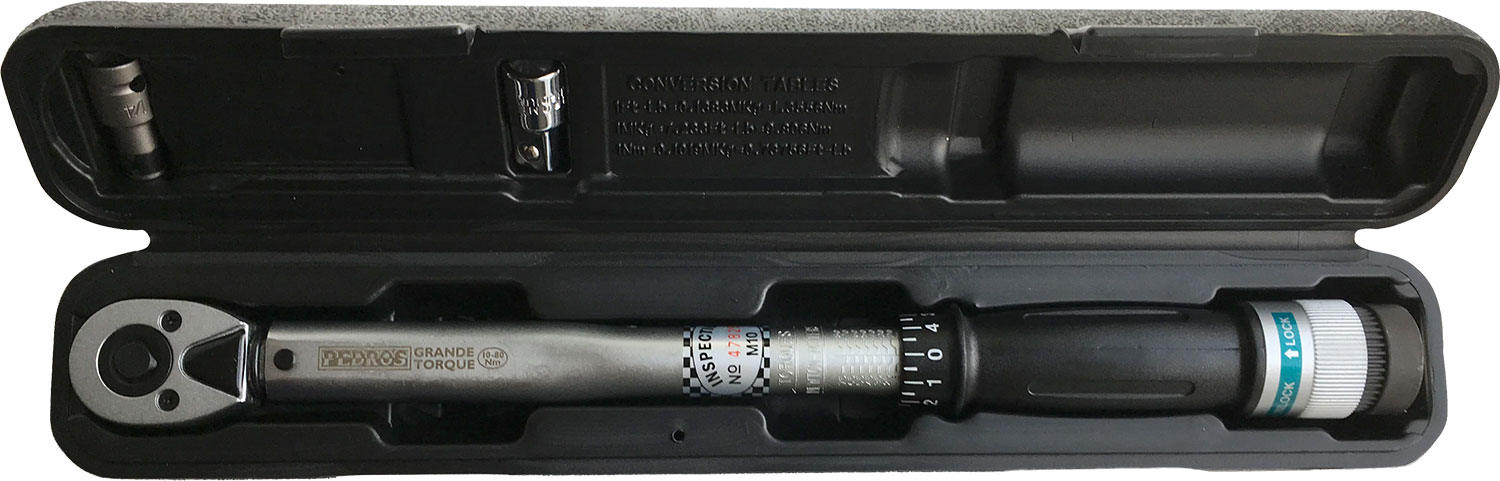 Llave dinamométrica Grande, 10-80 Nm