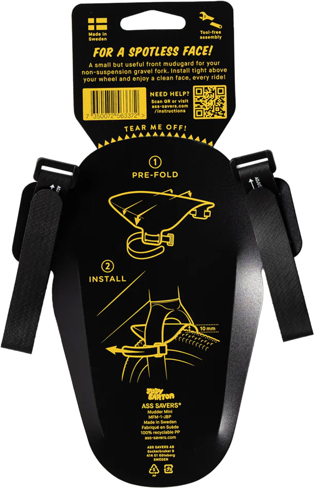 Mudder Mini Special Edition – Protector contra salpicaduras delantero