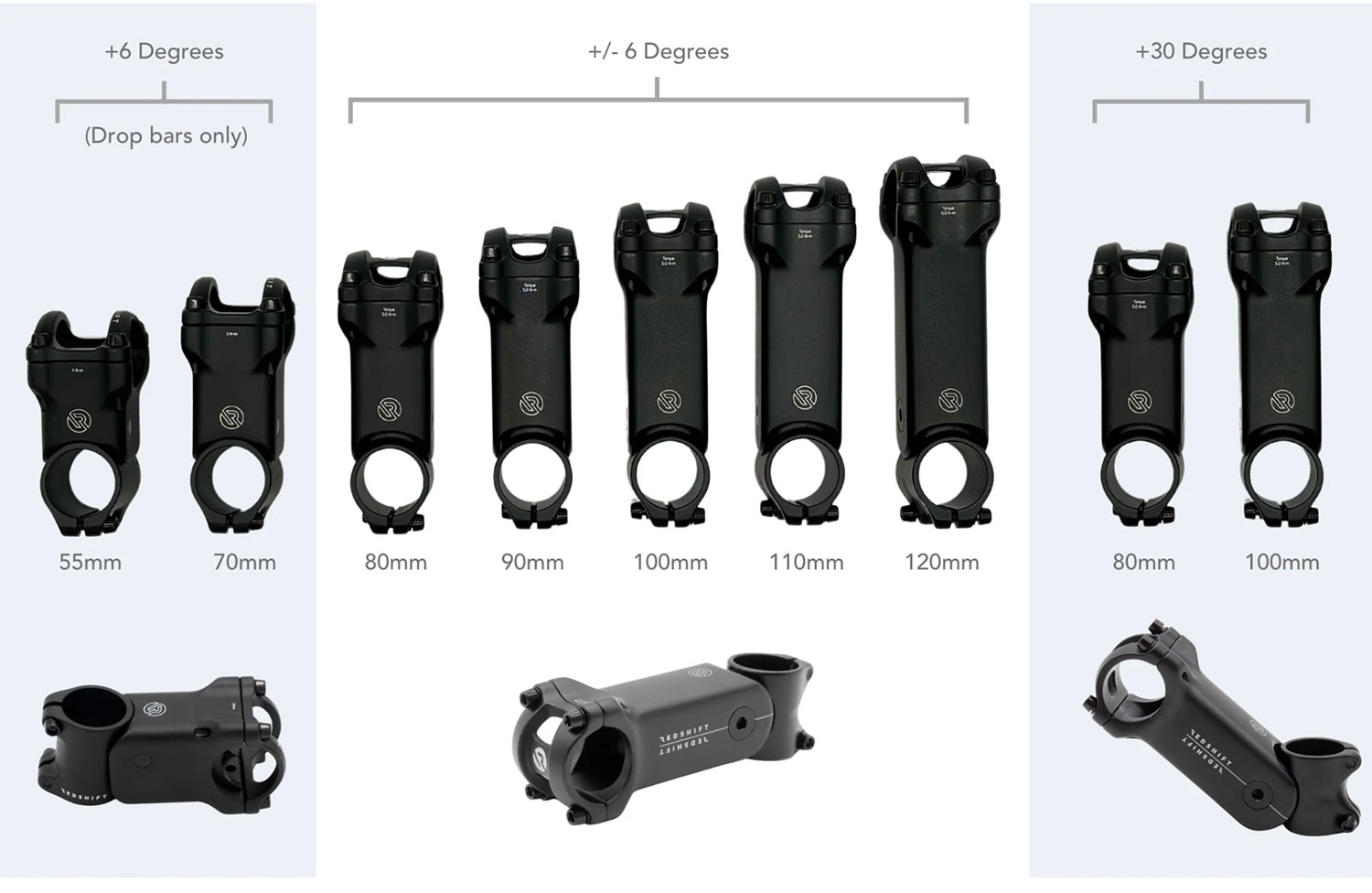 Potencia amortiguada ShockStop de 30° y 31,8 mm, 1 1/8"