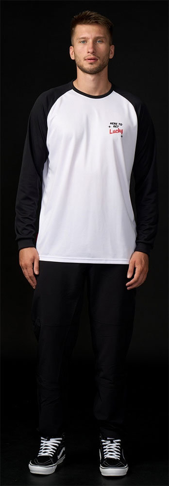 Here To Get Lucky - Maillot de manga larga para BTT