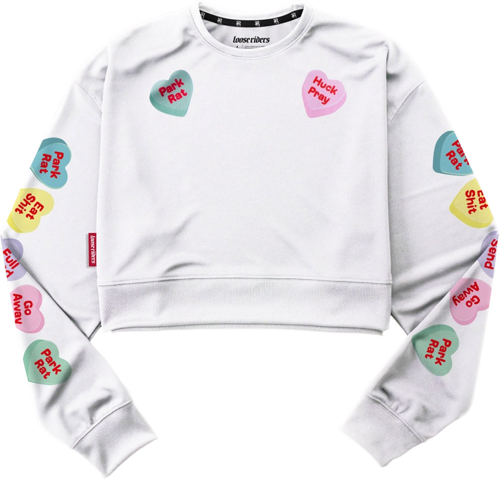 Candy Hearts - Maillot de manga larga de MTB para mujer