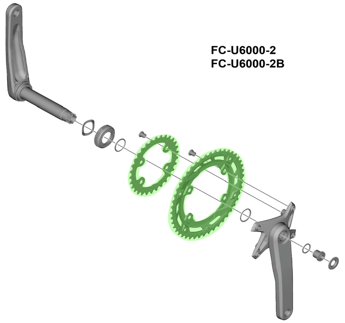 Ingranaggio CUES FC-U6000-2/U6000-2B a 9/10/11 velocità