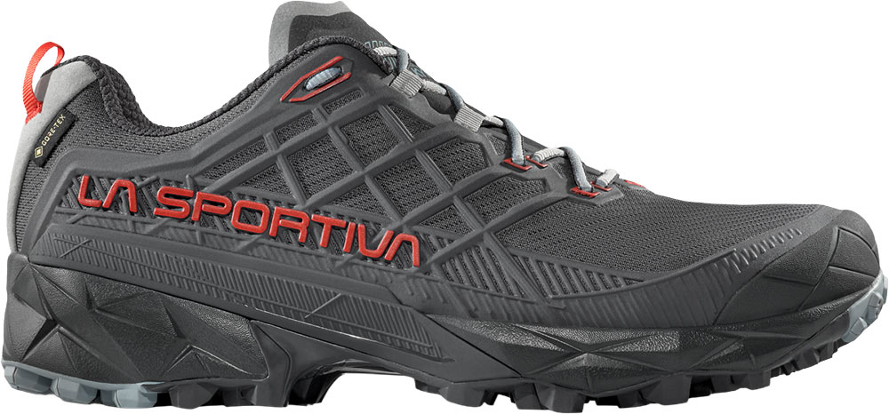Akyra II GTX - Zapatillas de trail running en color Carbon/Mountain Red