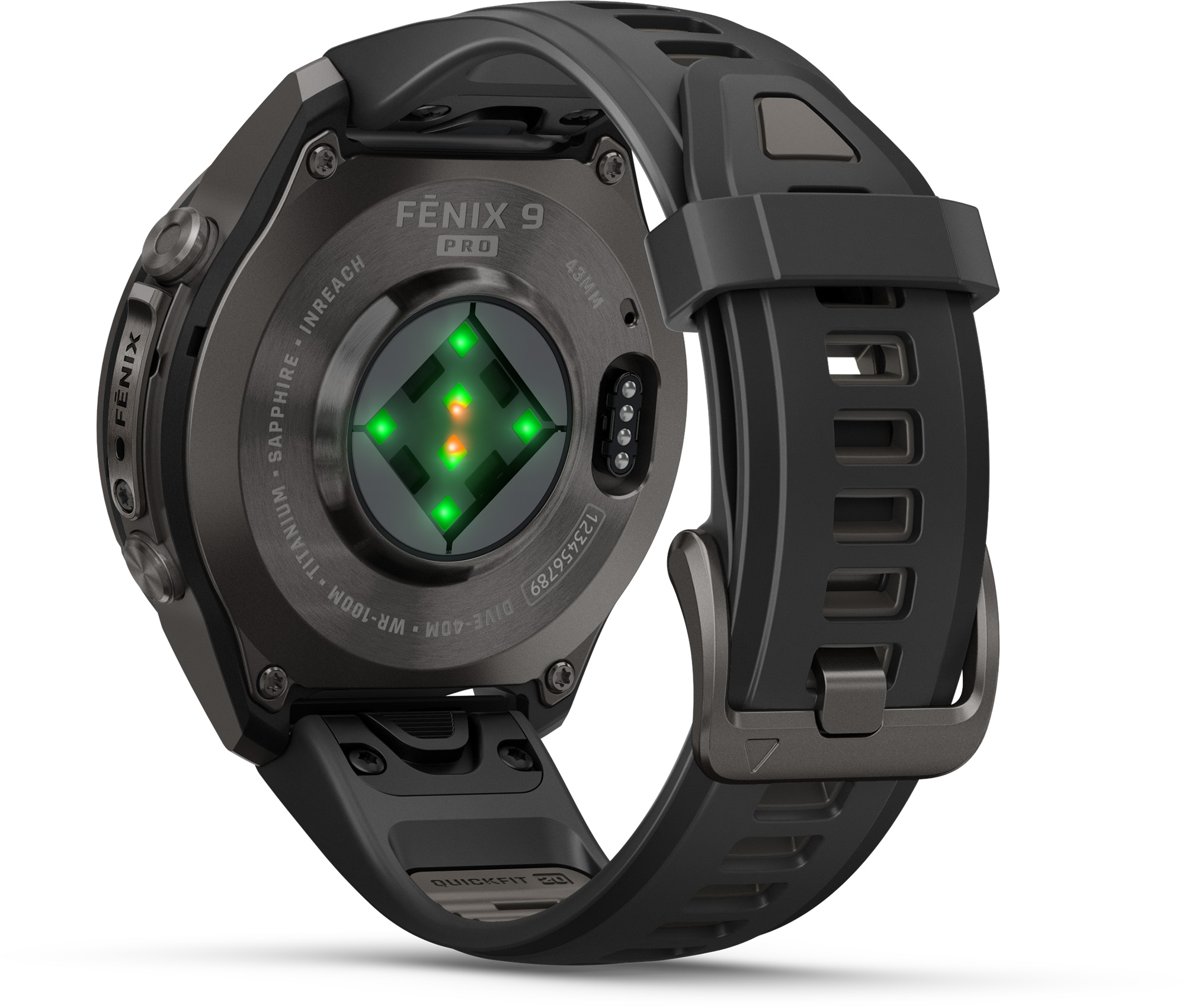 Fenix 9 Pro - inReach®, 43 mm AMOLED - GPS Multisport Smartwatch